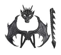 Costume Da Drago Per Bambini In Età Prescolare,Per Cosplay Di Halloween Per Bambini | Completo Carnevale Drago per Feste Maschere Scuola