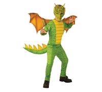 Costume Da Drago Per Bambini, Outfit Fantasia Con Maschera Deluxe