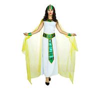 Costume da Egiziana - Sacerdotessa - Vestale - Cleopatra - Nefertiti - Travestimento - Carnevale - Halloween - Cosplay - Accessori - Donna Ragazza - Taglia Unica - Idea regalo natale compleanno