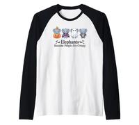Costume da Elefanti perché Le Persone Sono inquietanti per Maglia con Maniche Raglan