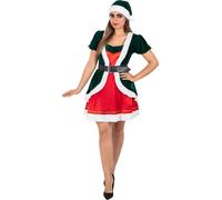 Costume da elfa natalizia sexy da donna per Donna Funidelia
