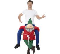 Costume Da Elfo Biggyback Per Natale Abbigliamento Fantasia Mascotte