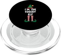 Costume da elfo natalizio con scritta "I'm The Cheery Elf" PopSockets PopGrip per MagSafe