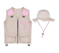 Costume Da Esploratore Per Bambini,Con Cappello E Completo Leggero,Gilet Cargo Da Esploratore Per Bambini | Per Ragazzi E Ragazze Escursioni Campeggio Esplorazione Parchi Giardino Avventure Natura