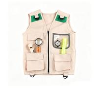 Costume da esploratore per bambini, gilet cargo da archeologo, per escursionismo, pesca, campeggio, , cortile, esplorazione selvaggia