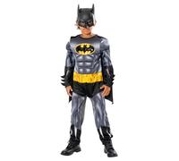 Costume Da Fantasia Metallizzato Di Batman Per Bambini 5-6 Anni