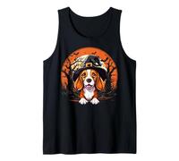Costume da Fantasma inquietante per Halloween Beagle Lover Halloween Canotta