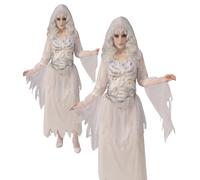 Costume Da Fantasma Per Donna Fantasioso Di Halloween UK 6-18