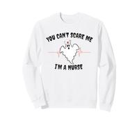 Costume da Fantasma per Halloween You Can't Spavare Me I'm a Nurse Felpa