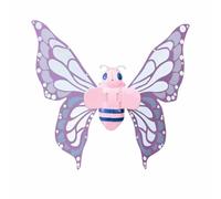 Costume da fata per ragazze che si muovono con ali di farfalla che si | Ali di farfalla mobili per bambini con luce e musica, poliestere, regolabile, UK 3-10, per cosplay e giochi all'aperto