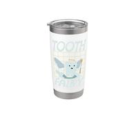 Costume da fatina dei denti, divertente, per Halloween, da dentista, spettrale Bicchiere termico in acciaio inox doppia parete