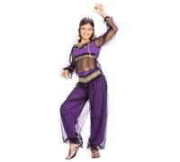 Costume Da Favola Jasmine Per Bambine Harem Da Danza Del Ventre