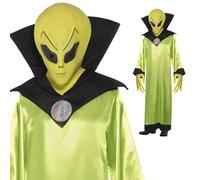Costume Da Festa Deluxe Per Uomo Alien Lord + Maschera + Mani Taglia Unica Media