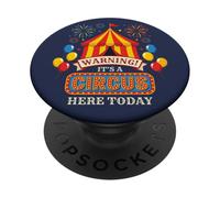 Costume da festa di compleanno "It's A Circus Here Today" PopSockets PopGrip Adesivo