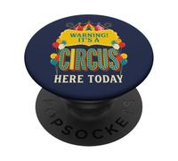 Costume da festa di compleanno "It's A Circus Here Today" PopSockets PopGrip Adesivo