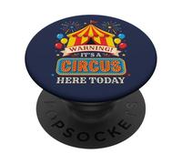 Costume da festa di compleanno "It's A Circus Here Today" PopSockets PopGrip Adesivo