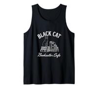 Costume da Festa di Halloween Black Cat Bookseller Cafe Cozy Vibe Canotta