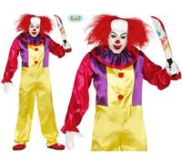 Costume Da Festa Di Halloween Per Uomo, Outfit Giallo Da Clown