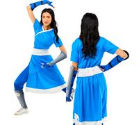 Costume Da Festa Elegante Per Donne Katara Avatar Licenziato Film TV