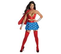 Justice League Sexy Wonder Woman Corsetto Costume Adulto Grande 10-14
