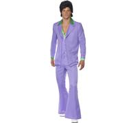 Costume Da Festa Per Adulti Super Trooper Anni '70 Musica Disco Nuovo