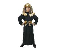 HENBRANDT Costume da Faraone Egiziano per Bambini di Medie Dimensioni età 7 - 9 Anni