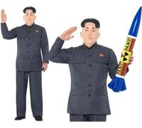 Costume Da Festa Per Uomo Dictator Kim Jong Un Outfit Di Smiffys