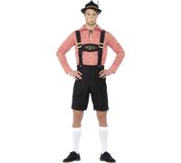 Costume Da Festa Per Uomo Oktoberfest Lederhosen Adulti Outfit Birra Festival