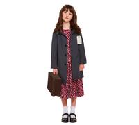 Costume Da Festa Storico Per Ragazza Bambina Degli Anni 40 Con Giacca