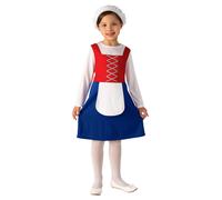 Costume Da Festa Storico Tudor Per Ragazze Principessa Medievale Età 3-13
