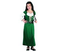 Costume Da Festa Storico Tudor Per Ragazze Principessa Medievale Età 3-13