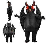 Costume da ficcanaso di Halloween, costume gonfiabile divertente per adulti, tuta gonfiabile in poliestere con soffiatore, costume gonfiabile di ruolo
