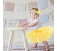 Costume da fotografia per neonato bianco Gonna a rete Gonna tutu per neonato