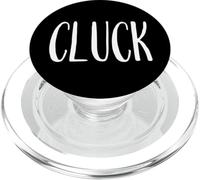 Costume da gallina con scritta in lingua inglese "Cluck - Divertente gallina va sfortun PopSockets PopGrip per MagSafe