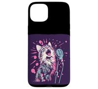 Costume da gatto notturno canto per ragazzi e ragazze Custodia per iPhone 15 Plus