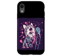 Costume da gatto notturno canto per ragazzi e ragazze Custodia per iPhone XR