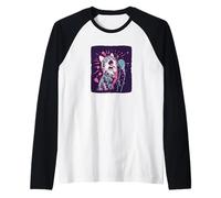 Costume da Gatto Notturno Canto per Ragazzi e Ragazze Maglia con Maniche Raglan