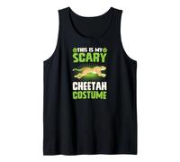 Costume da Ghepardo con Scritta This Is My Scary Cheetah Canotta