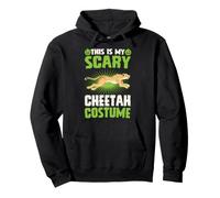 Costume da Ghepardo con Scritta This Is My Scary Cheetah Felpa con Cappuccio