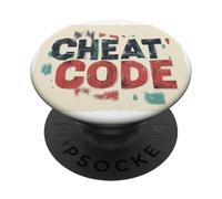 Costume da gioco per gli amanti dei codici cheat PopSockets PopGrip Adesivo