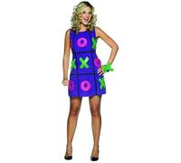 Costume Da Gioco Tic Tac Toe Viola Per Adulti Standard