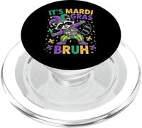 Costume da giullare Mardi Gras Bruh Raccoon PopSockets PopGrip per MagSafe