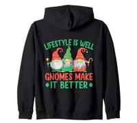 Costume da Gnomo da Giardino Life is Well Gnomes Make It Felpa con Cappuccio