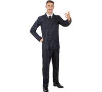 Funidelia Costume Ufficiale di Gomez Addams per Uomo, Tenuta della Famiglia Addams per adulto, Costumi per Halloween e Carnevale - Taglia L