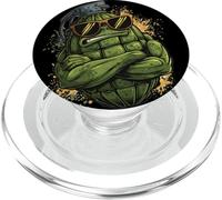 Costume da granata militare del fumetto per gli amanti delle bombe PopSockets PopGrip per MagSafe