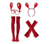 Costume da granchio / costume da api / costume da Babbo Natale da donna, costumi con ali d'ape e abito in tulle, tatuaggio viso a forma di ape, adesivi artistici, occhiali da sole gialli con cimbolo