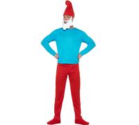 Costume da Grande Puffo per Uomo (Ufficiale IMPS) Funidelia