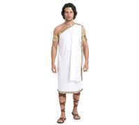 DEGUISE TOI Costume da greco antico per uomo - Grigio, bianco - Taglia unica