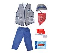 Costume da guidatore di treni per bambini, ideale per Halloween, Natale o una festa di cosplay.