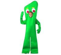 Costume Da Gumby Per Bambino 7-10 Anni